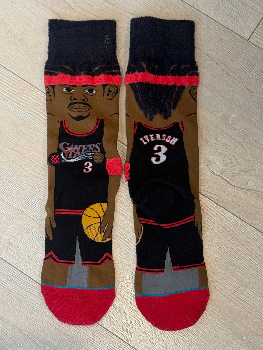 Allen Iverson socks by Stance